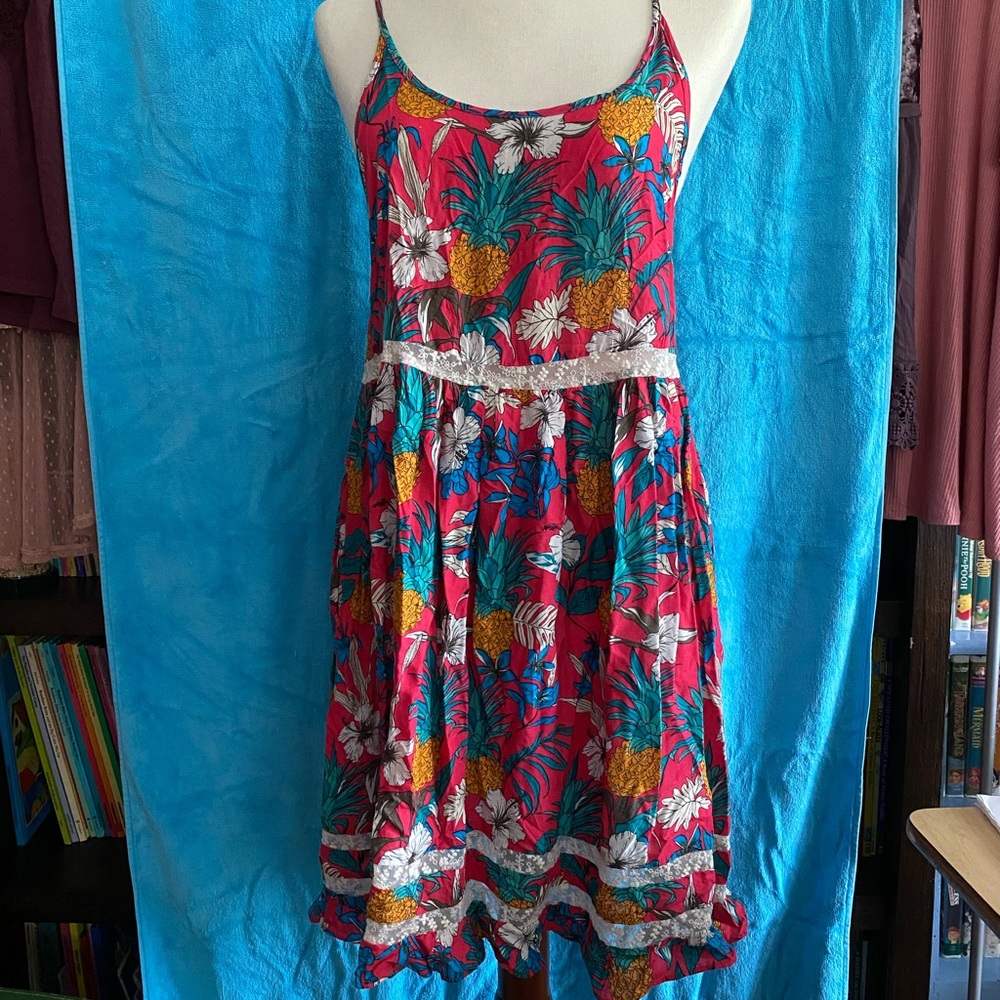 Vibrant colored adjustable boutique dress